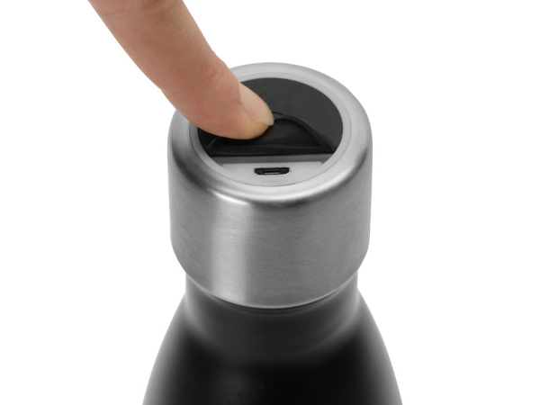 Вакуумная термобутылка с УФ-стерилизацией «Photon», 500 мл, Цвет черный