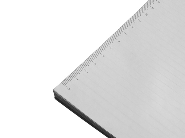 Блокнот в гибкой обложке А5 «C1» софт-тач, Цвет черный