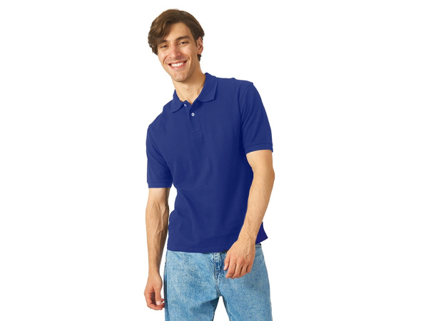 Рубашка поло "Boston 2.0" мужская, Размер 3XL, Цвет синий классический