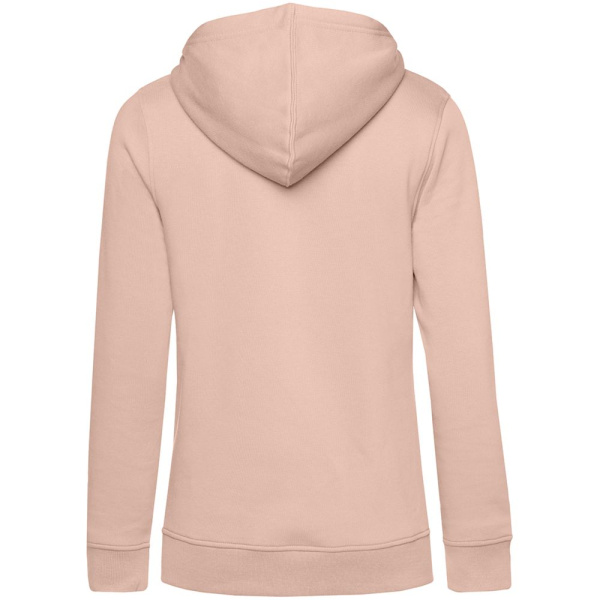 Толстовка с капюшоном женская BNC Inspire (Organic), розовая, XS–XXL