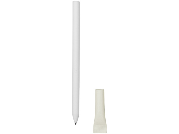 Ручка из бумаги с колпачком «Recycled», Цвет белый