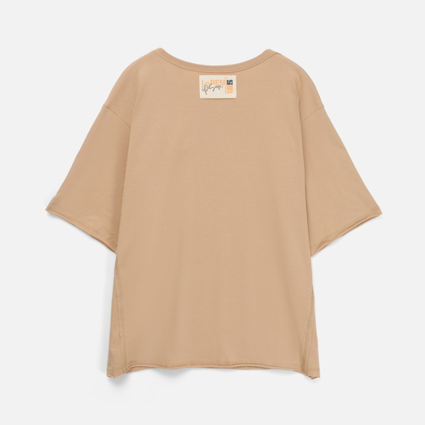 Лейбл хлопковый Doni, XL, неокрашенный, 5х8 см