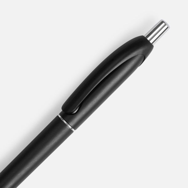 Ручка шариковая Bright Spark, черный металлик, 14,5х1 см