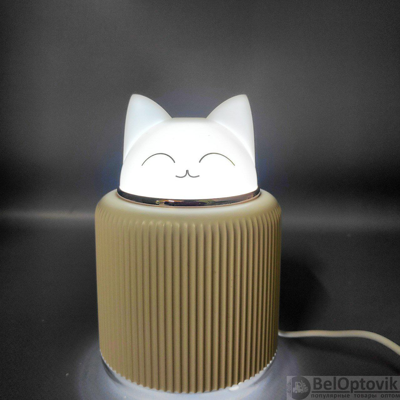 Увлажнитель (аромадиффузор) Котик воздуха PET LAMP Humidifier с функцией  ночника 300 ml / 2 режима подсветки, USB (арт: uv-12899) от 460 ₽ рублей  оптом в Москве