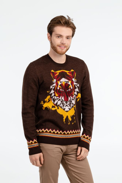 Джемпер Totem Tiger, коричневый, XS–XL