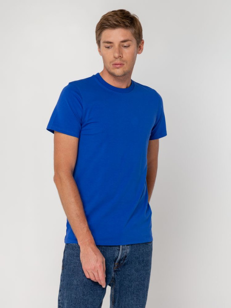 Футболка мужская T-bolka Stretch, ярко-синяя, S-3XL