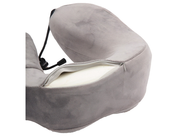 Подушка для путешествий с эффектом памяти «Bluewinder», Цвет серый