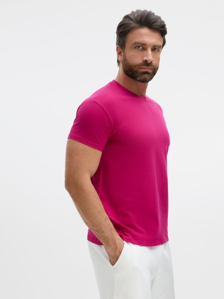 Футболка Imperial 190, ярко-розовая (фуксия), S–XXL