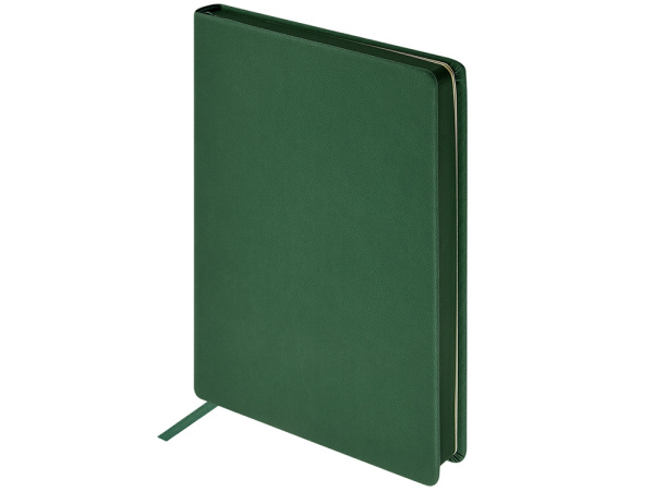 Ежедневник А5 «Megapolis Color New» soft-touch, Размер А5, Цвет зеленый