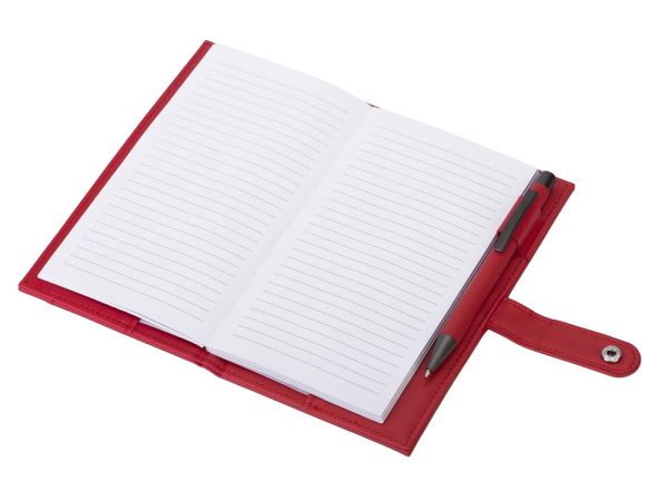 Блокнот-портфолио А6 «Wall Street», Цвет красный