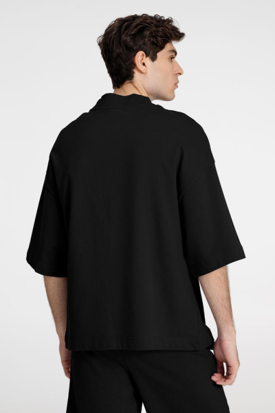 Футболка оверсайз унисекс T9, черная, XS–XXL