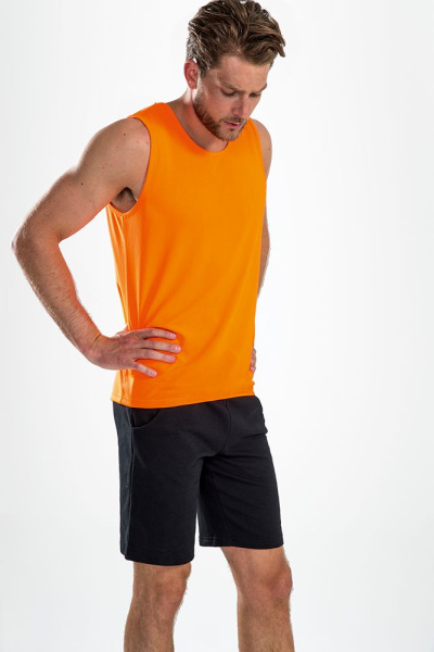 Майка мужская Sporty TT Men, белая, S–3XL