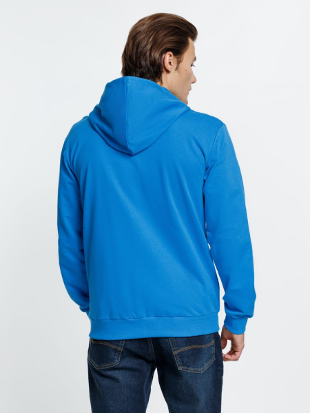 Толстовка на молнии с капюшоном Siverga, бирюзовая, XS–4XL