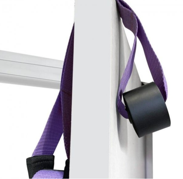 Подвесной гамак (лента) для йоги/фитнеса с креплением в дверной проем
