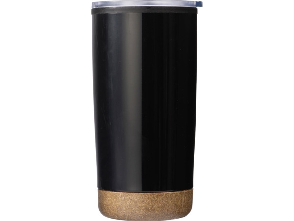 Термокружка с пробковым основанием «Sierra», 550 мл, Цвет черный
