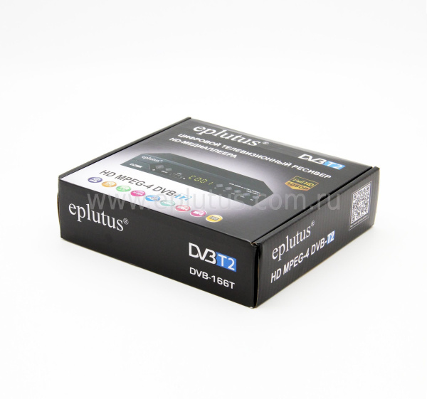 (Оригинал) Цифровой HD Mpeg-4 TV-тюнер Eplutus® DVB-166T