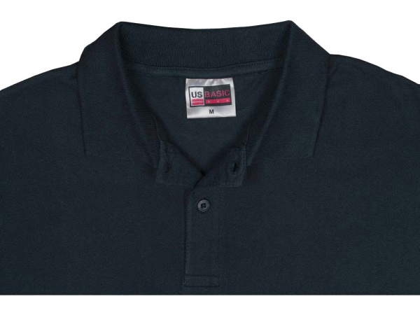 Рубашка поло "First" мужская, Размер XL, Цвет темно-синий