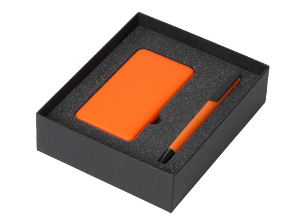 Подарочный набор «COLOR IT» c ручкой и повербанком, Размер 5000 mAh, Цвет оранжевый