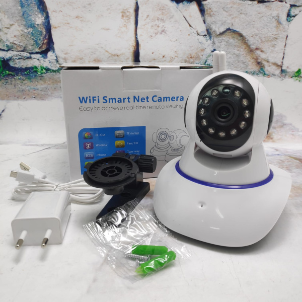 Беспроводная поворотная Wi-Fi камера видеонаблюдения Wifi Smart Net Camera v380s