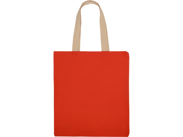 Сумка для шопинга «Steady» хлопковая с парусиновыми ручками, 260 г/м2, Цвет красный