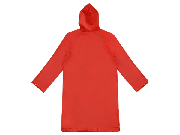 Дождевик «Hawaii» c чехлом унисекс, Размер XL-2XL, Цвет красный