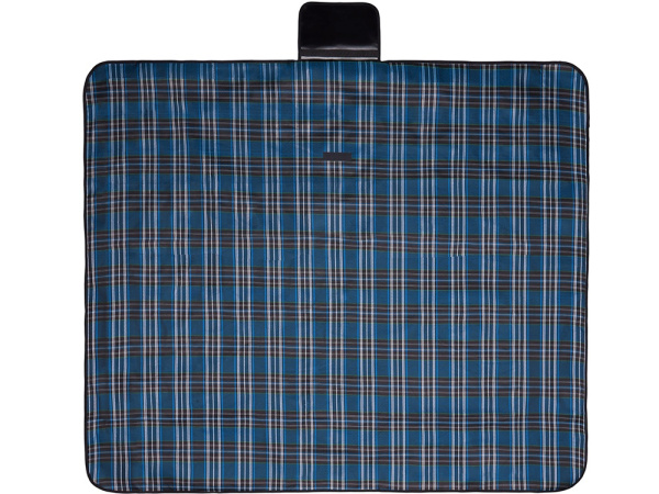 Непромокаемый плед для пикника «Fabrizio», Цвет синий, черный