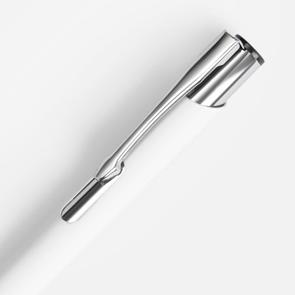 Ручка шариковая Keskus Soft Touch, белая, 13,7х0,8 см