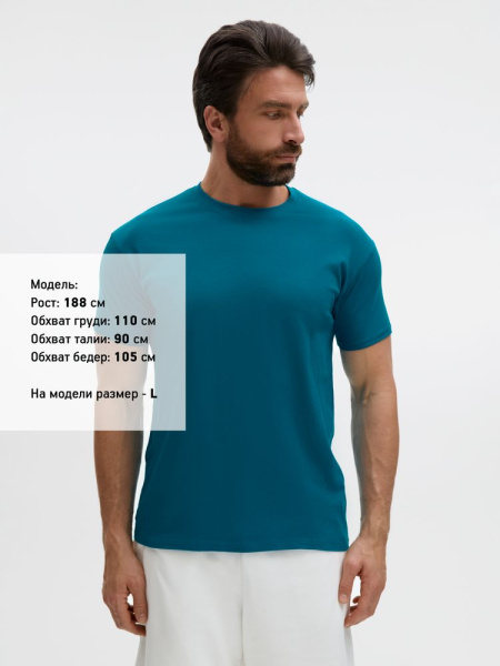 Футболка унисекс Regent 150, винтажный синий, XS–3XL
