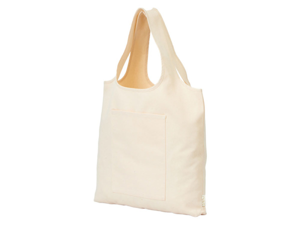 Сумка-шоппер «Revest» из переработанного хлопка 320 г/м2, Цвет натуральный