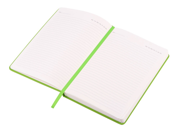 Бизнес-блокнот А5 «C2» soft-touch, Цвет зеленое яблоко