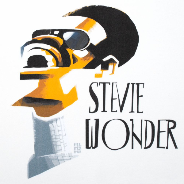Толстовка «Меламед. Stevie Wonder», белая, XS–3XL