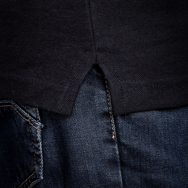 Рубашка поло Virma Stripes, черная, S-3XL