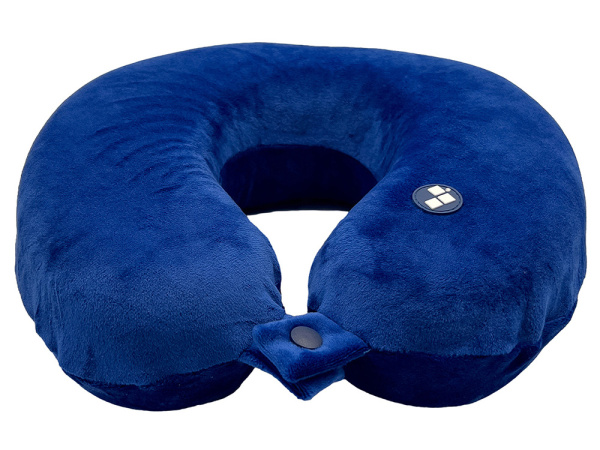 Подушка для путешествий с эффектом памяти «Drowsy», Цвет синий