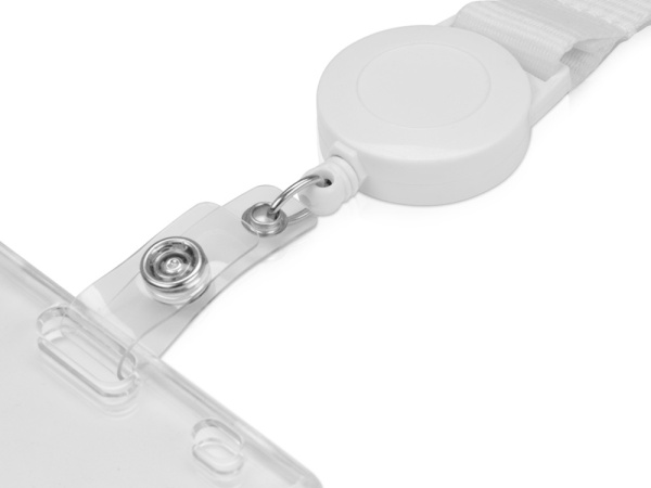 Ланьярд с ретрактором, Цвет белый