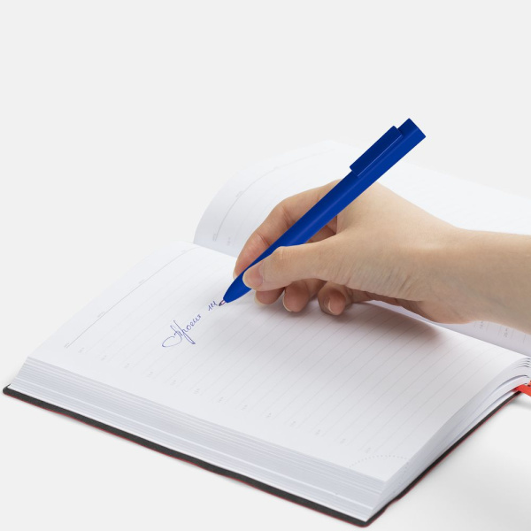 Ручка шариковая Swiper SQ Soft Touch, синяя, 14,5x1,1 см