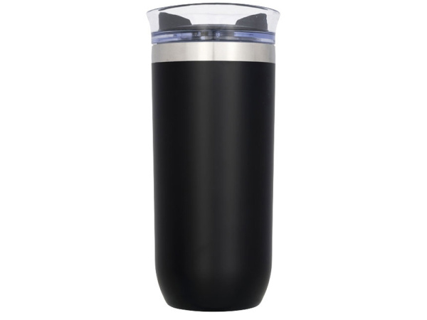 Вакуумная герметичная термокружка «Twist», Цвет черный