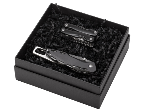 Подарочный набор с мультитулом и ножом «Blacksmith», Цвет черный