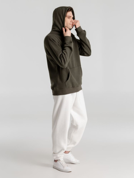 Толстовка с капюшоном унисекс King, хаки, XS–3XL