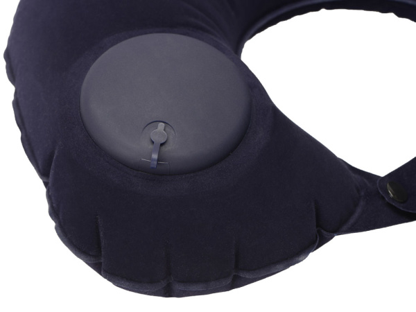 Подушка для путешествия с помпой «Push», Цвет темно-синий