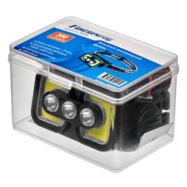 FOCUSray 1306 акку 18650 1200 мАН 3,7V индикатор заряда,сенсор,3 диода 3W +2 СОВ 3W 1/180, шт