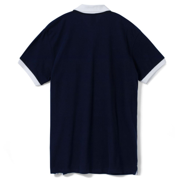 Рубашка поло Prince 190, темно-синяя с белым, XS–XXL