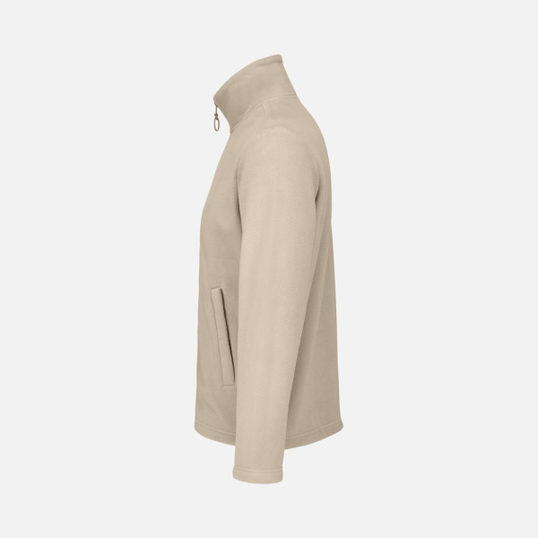Куртка флисовая унисекс Nitro, серо-бежевая, S–4XL