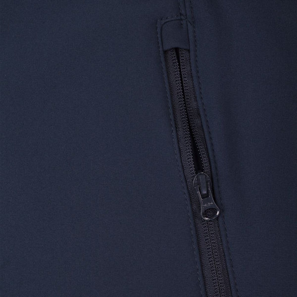 Куртка мужская Hooded Softshell темно-синяя, S–2XL