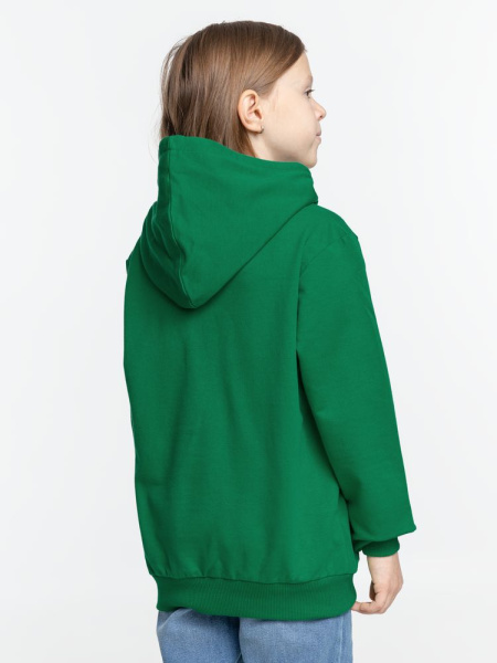 Худи детское Kirenga Kids 2.0, зеленое, 6–14 лет