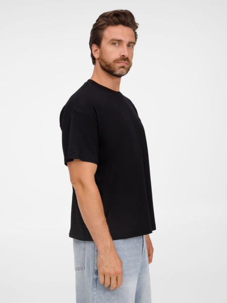 Футболка оверсайз унисекс Legacy, черная, XS–3XL