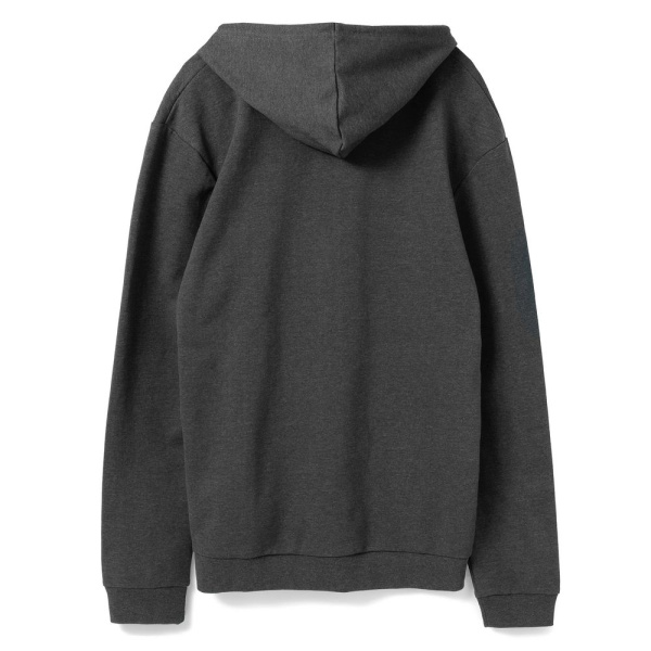 Толстовка с капюшоном унисекс Hoodie, серый меланж (антрацит), XS–3XL