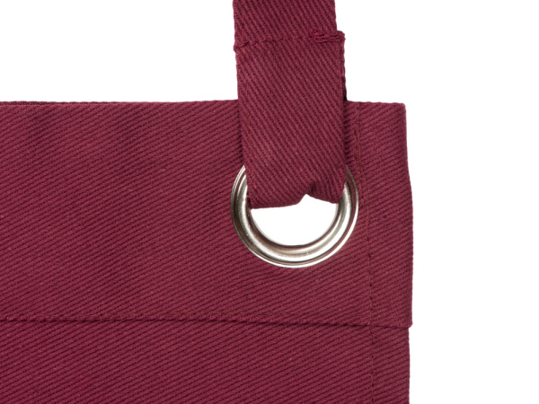 Хлопковый фартук с карманом «Delight», Цвет красный бургунди