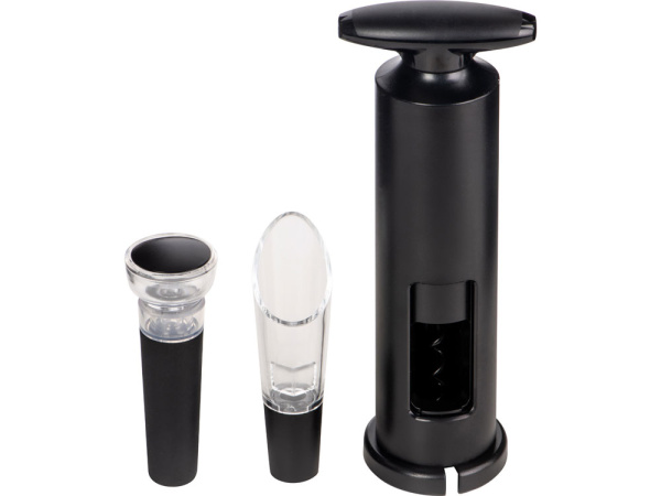 Набор аксессуаров для вина «Bergamo», Цвет черный