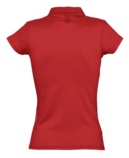 Рубашка поло женская Prescott Women 170, красная, S–XXL