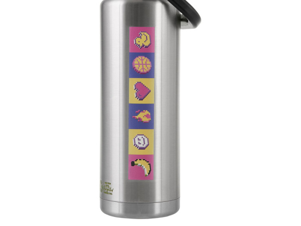 Вакуумный термос «Canyon Jug», 1430 мл, с УФ-печатью, Цвет серебристый